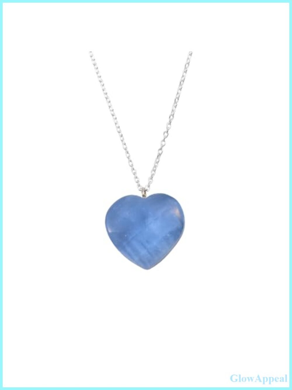 Natural Opal Heart Pendant Necklace 16+2" Adjustable Chain Healing Crystal
